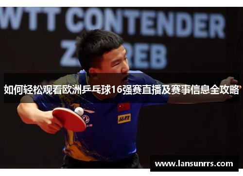 如何轻松观看欧洲乒乓球16强赛直播及赛事信息全攻略